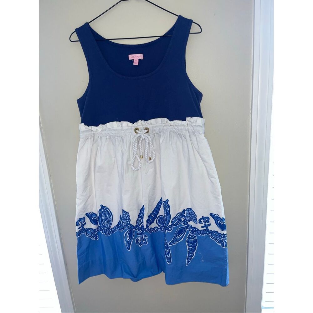 Lilly Pulitzer Navy and White Nautical Mini Dress